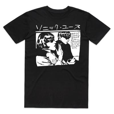 Men's Sonic Youth Japanese Black Goo T-shirt  Black