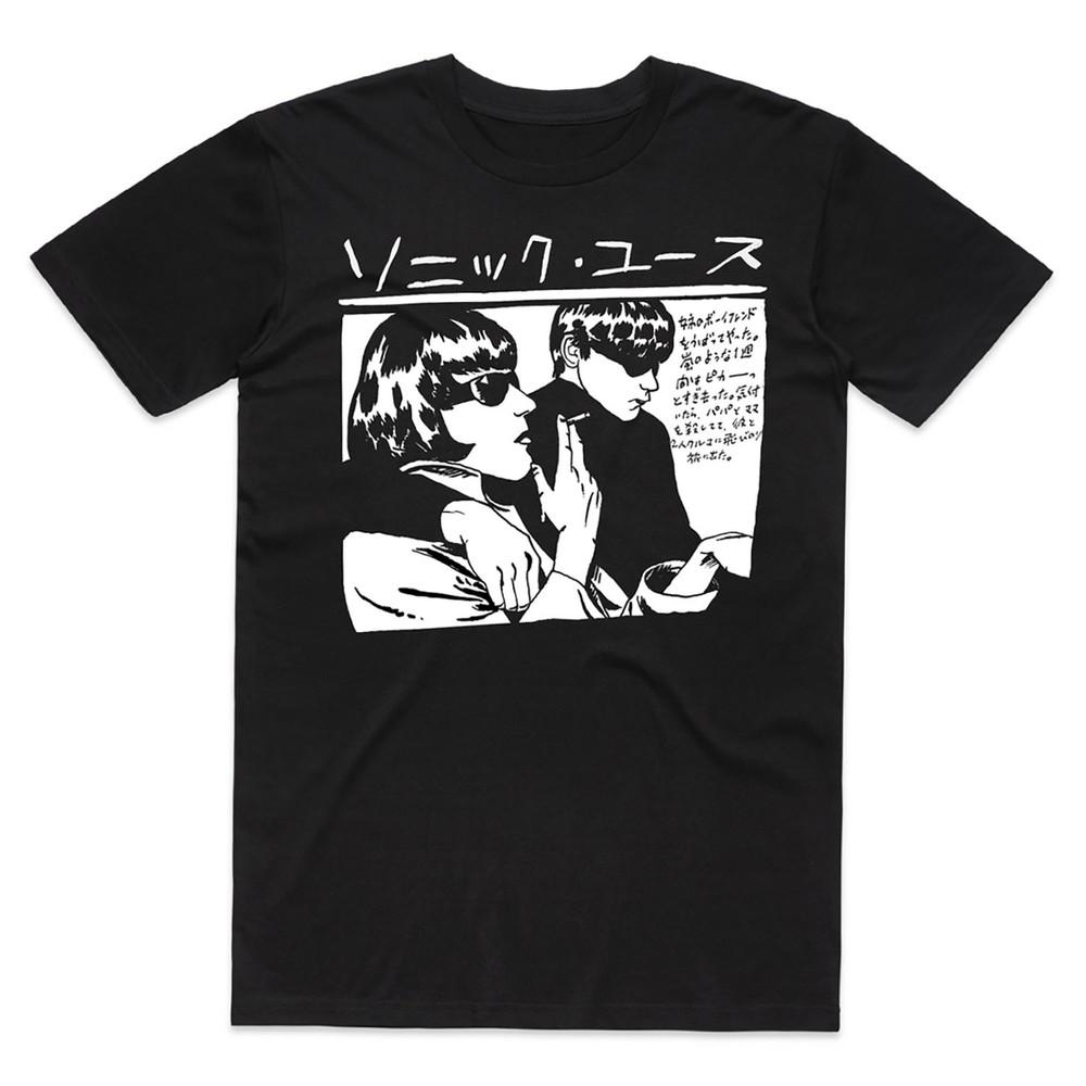 Men's Sonic Youth Japanese Black Goo T-shirt  Black