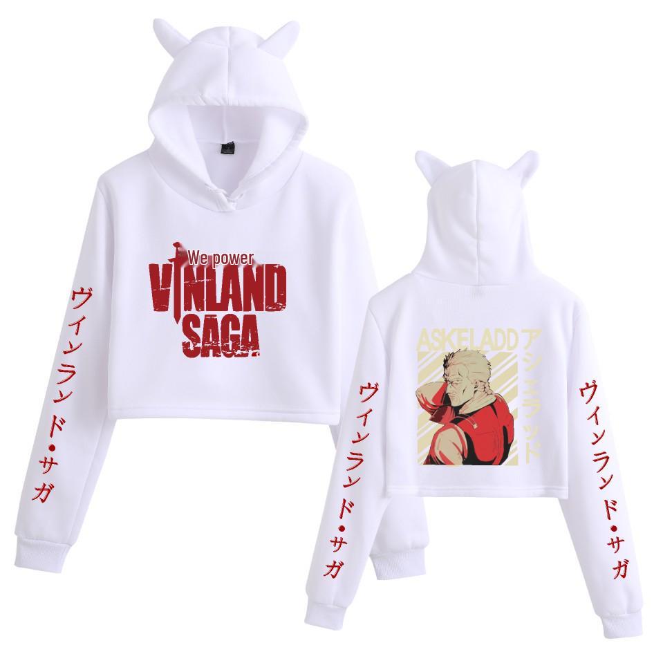 VINLAND SAGA: Thorfinn Women's Cat Ear Cropped Hoodie