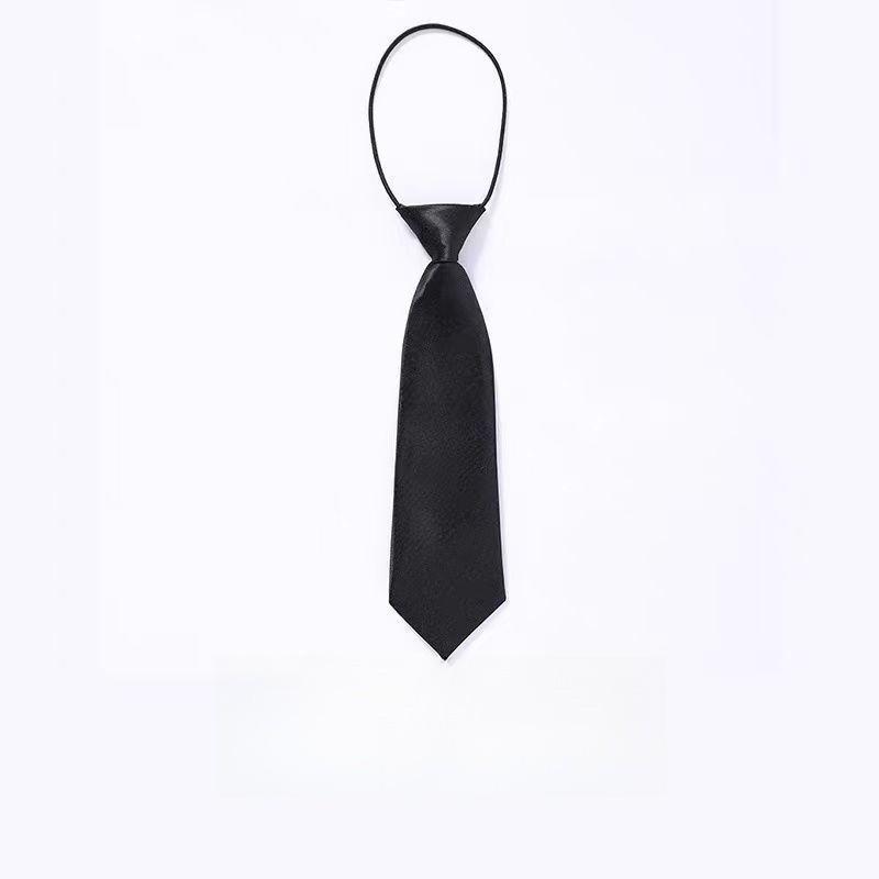 Children Tie With Stripe Pattern And Zipper Closure For Fashionable Kids Gift