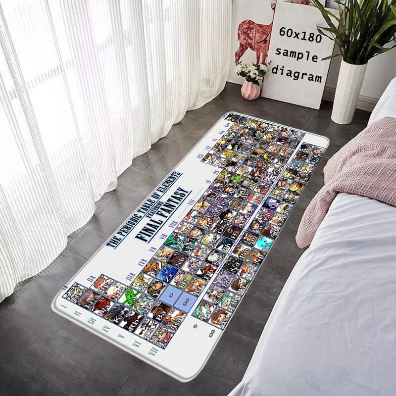Entrance Doormat Periodic Table of Elements Rug Hallway Carpet Living Room Rugs Foot Carpets Floor Mats Non-slip Home Decoration