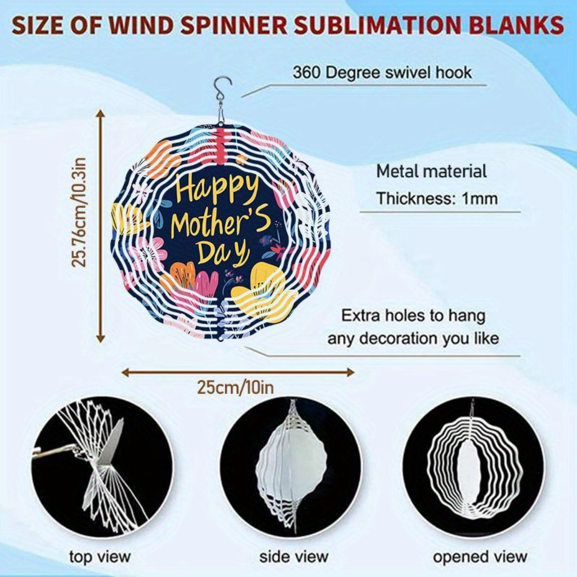 

Metal Art Windmill Outdoor Garden Decor Floral Wind Spinner Mother Day Gift for Home Yard Patio Dynamic 3D Wind Chime Decoration