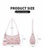 GLEE KITTY 2025 Fashion Dumpling Shoulder Bag - High-End, Simple Print, Commuter Style.