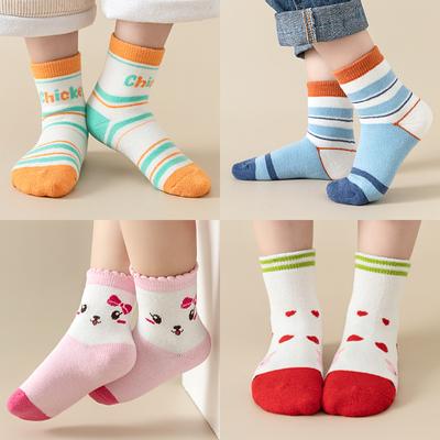 Children's Socks Spring, Autumn and Winter Boys' Mesh Tube Socks Girls' Baby Floor Socks Baby Children's Socks