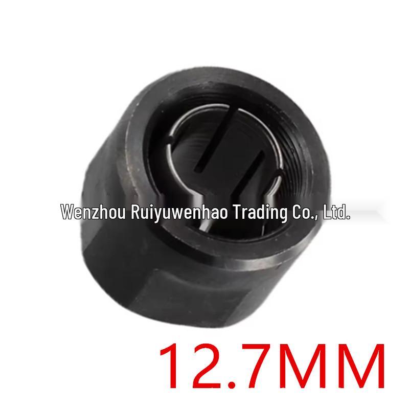 Metal Cylinder Collet Nut 12.7mm Slotting Machine Parts (12MM Collet, 3612 Nut)