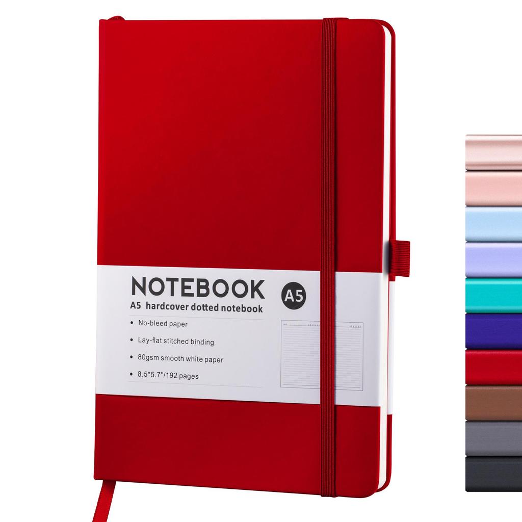 Creative A5 Business Notebook with Elastic Band - Thick & Simple Student Diary