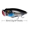 Topwater Wave Lure8cmSubmerged Water15gNew long-range lure fishing gear specifically designed for sea bass fishing