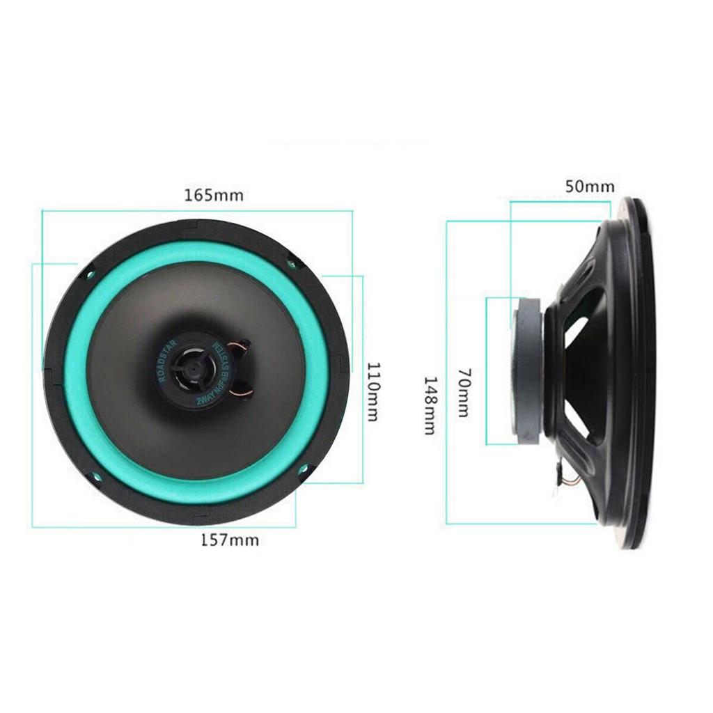 4 Ohm Car Speaker Audio with Polypropylene Cone Replace Play Your Favorite Tunes As Loud You