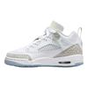 Air Jordan Spizike Low GS White Neutral Grey Barely Blue Kids Sneakers Metallic-Silver FQ3950-103