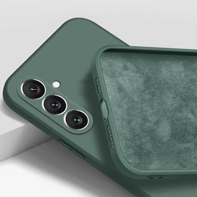 Für Samsung Galaxy M35 Hülle Abdeckung Samsung Galaxy M35 Funda Coque Weiche Flüssigsilikon TPU Rückseite für Samsung M35 5G