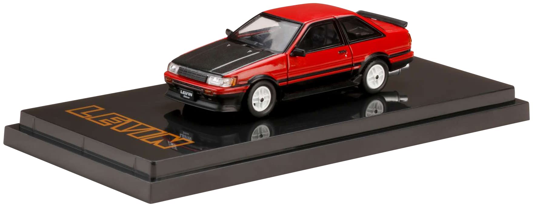 

Hobby Japan Toyota Corolla AE86 2 Door IGETA Wheel Готовый продукт HJ641035TRK 1/64 TOM S Красный/Черный