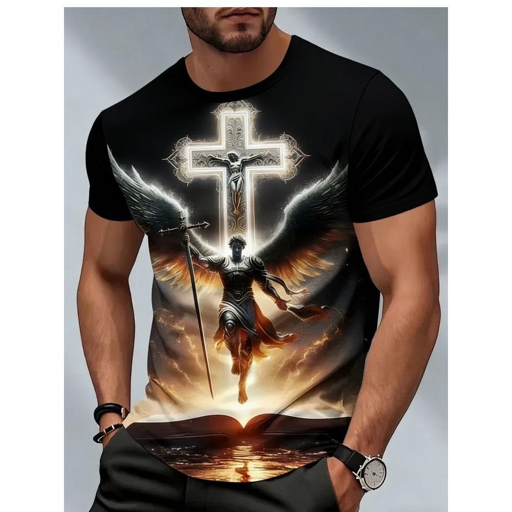 T-shirt Men's T-shirt with cross print