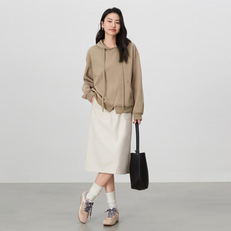 Elva' Island Women's Versatile Hooded Sweatshirt