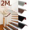 2m Self-Adhesive Stair Edge Protector Non-slip Stair Nose Edging Trim Strips PVC L-Shape Wrapped Corner Pressure Wear Tape