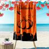 Whimsical Pumpkin Enchantment Print Beach Towel, Quick Drying, Suitable for Travel, Outdoor Sports, Jogging, the Beach and Swimming, Gift