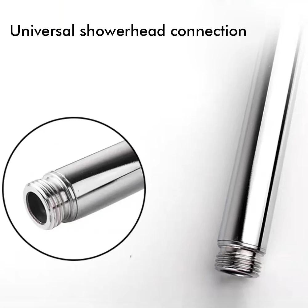 Gunmetal Hand Shower Round Head High Water Pressure Bathroom Portable Handheld Shower 304 Stain Steel Accessories