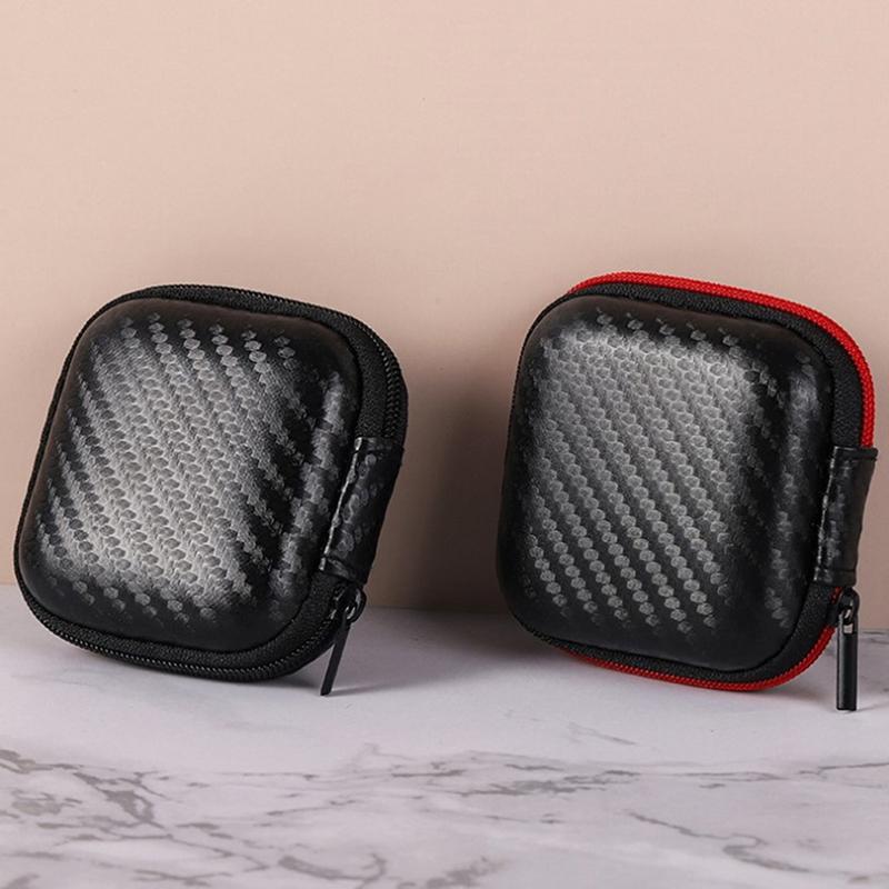 Kopfhörerkabel Organizer Box Tragebar Reise Reißverschluss Aufbewahrungsetui Tasche