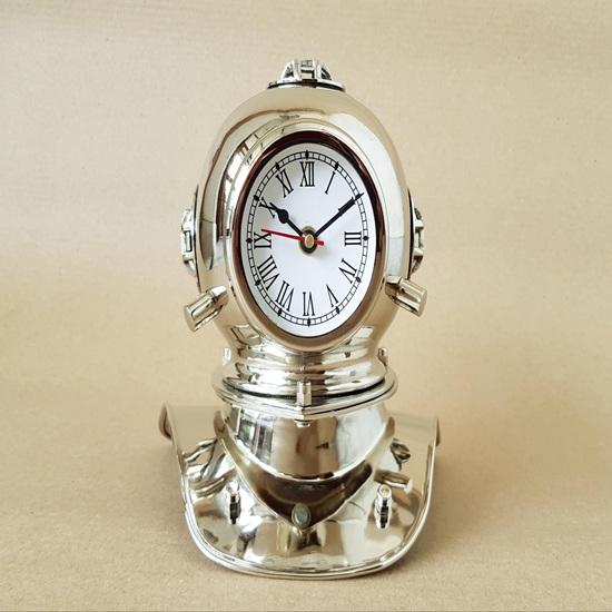 15.24 Cm Nautical Diving Helmet Clock US Navy V Mark Diving Desk Clock Scuba Diving Helmet Clock Gift