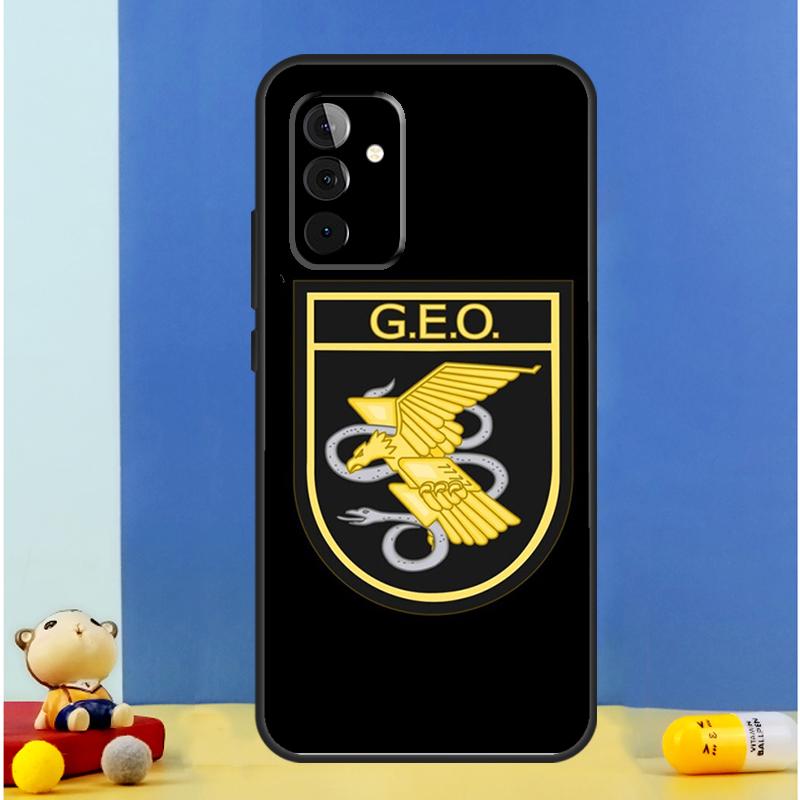 Spain National Police Logo Cover For Samsung Galaxy A52 A32 A22 A12 A13 A23 A33 A53 A51 A71 A15 A25 A14 A34 A54 Case