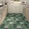 Kitchen Carpet Large PVC Waterproof Rug Non-slip Floor Mat Leather Oil-proof Foot Mats American Retro Style Home Decoration Rugs