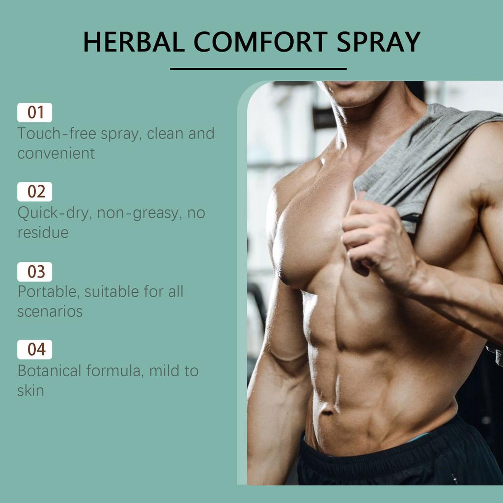LANISKA Herbal Care Spray Refreshing Moisturizing for Post-Workout Dry Tight Skin Soothing Daily Hydration On-the-Go Portable