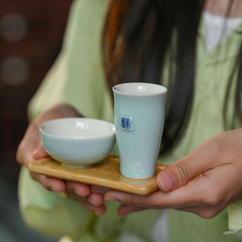 Ceramic Fragrant Cup Tea Art Training Set Assembly Tea Cup Teacup Kung Fu Tea Set Small Master Cup Single Cup