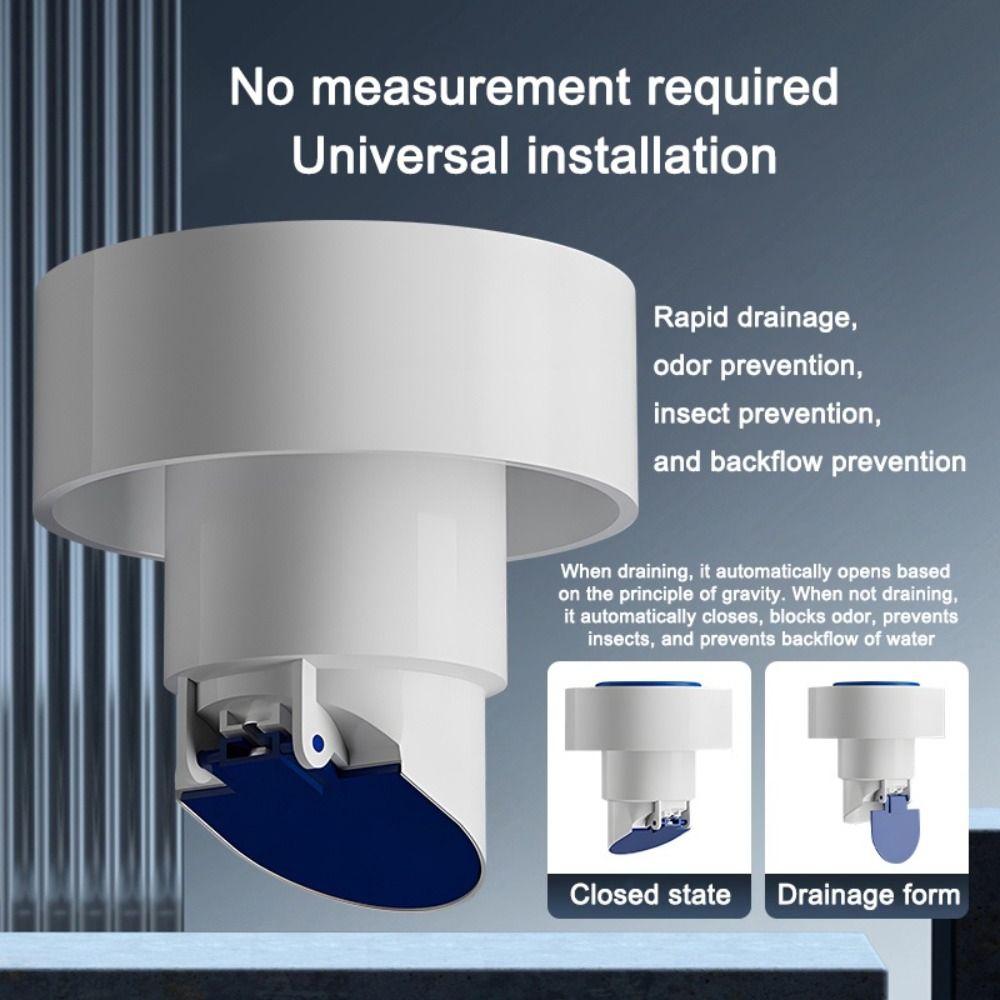 Universal Fit Kitchen Pipe Sewer Seal Ring Leak Proof Temperature Resistant Sewer Pipe Sealing Ring Odor-proof