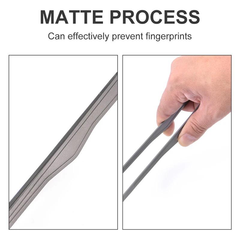 Camping Titanium Tea Cup Clip Outdoor Ultralight Steak Lid Barbecue Antiscalding Tea Tweezer Tableware Toast Tongs