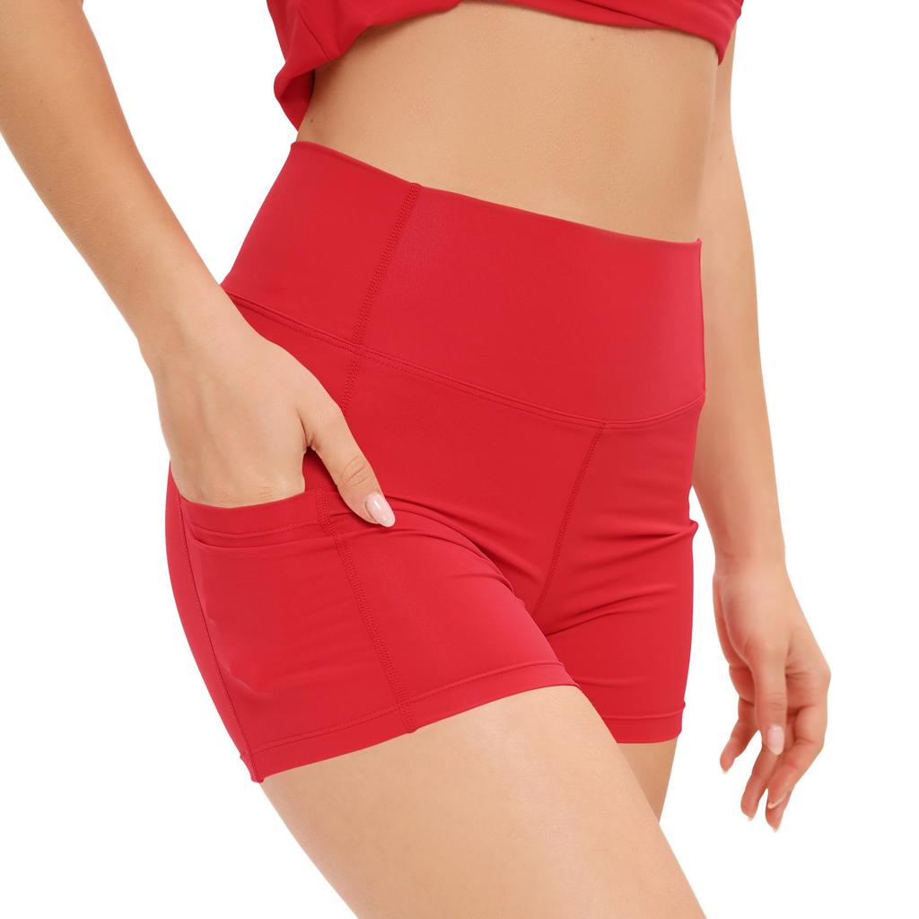 Women's Quick-Dry High-Elastic Hip-Lifting Yoga Shorts