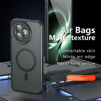 Pre puzdro Redmi K80 Ultra Matné Magsafe Odolné voči pádu Vstavaný airbag v rohoch Materiál nežltnúci Mäkký kryt