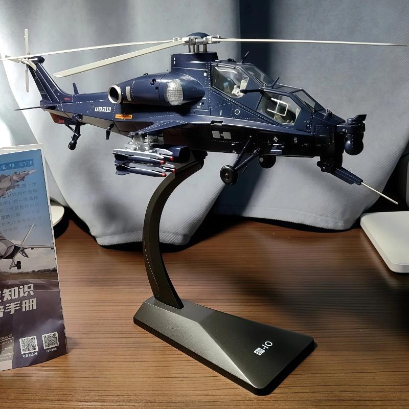 1: 48 Z-10 Armed Helicopter Alloy Model Simulation Exquisite Collection Of Chinese Armed Combat Aircraft Ornaments Gifts