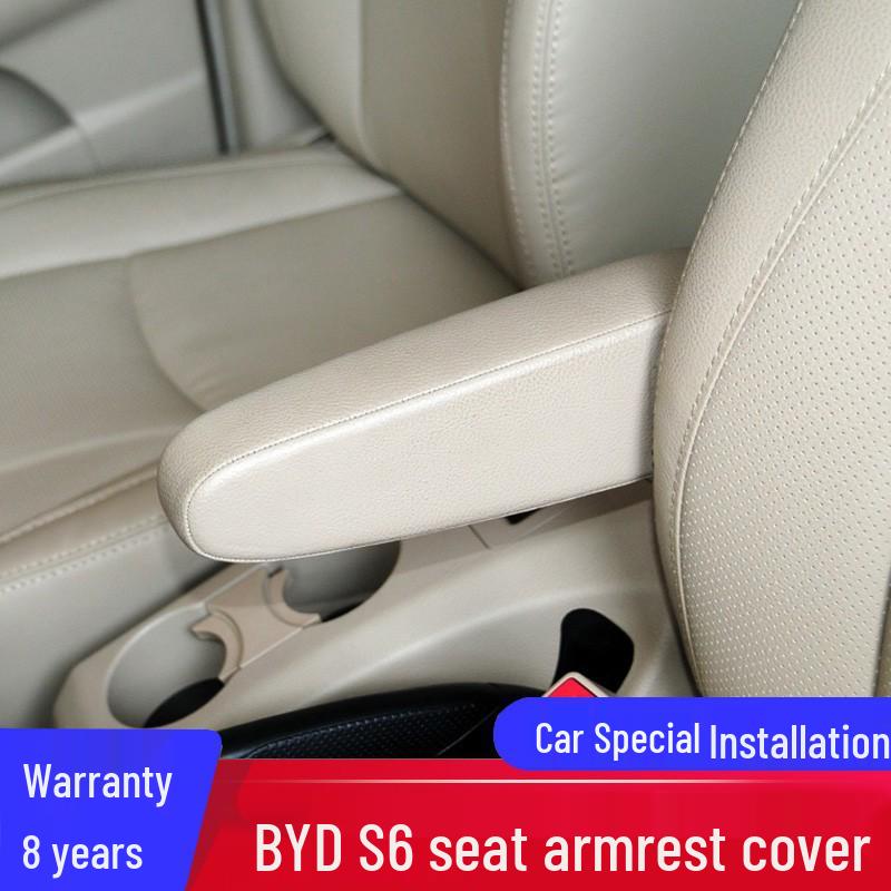 BYD S6 Driver's Seat Armrest Leather Cover - Custom Fit Replacement