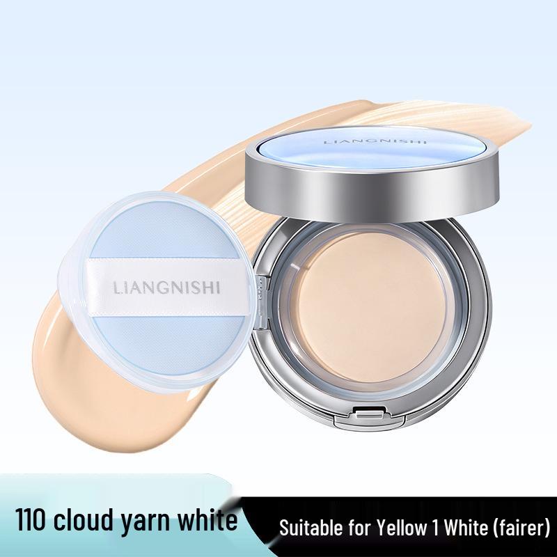Liang Ni Shi Hydrating Concealing Foundation Cream: Moisturizing, Oil-Control, Natural Look, Clear Finish.