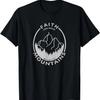 Faith Can Move Mountains Bible Quote Christian Gift Idea T-Shirt
