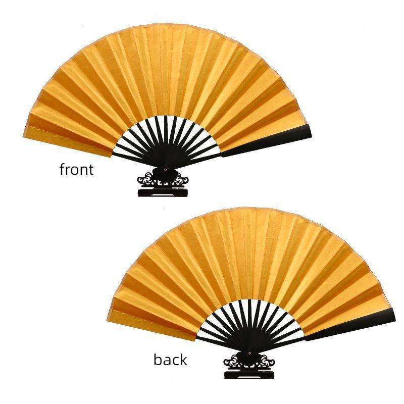 

Пион Веер Пекинской оперы Винтажный Китайский стиль Пекинская опера Выступление Танцевальный веер Веер из рисовой бумаги Двусторонний Складной Ручной веер