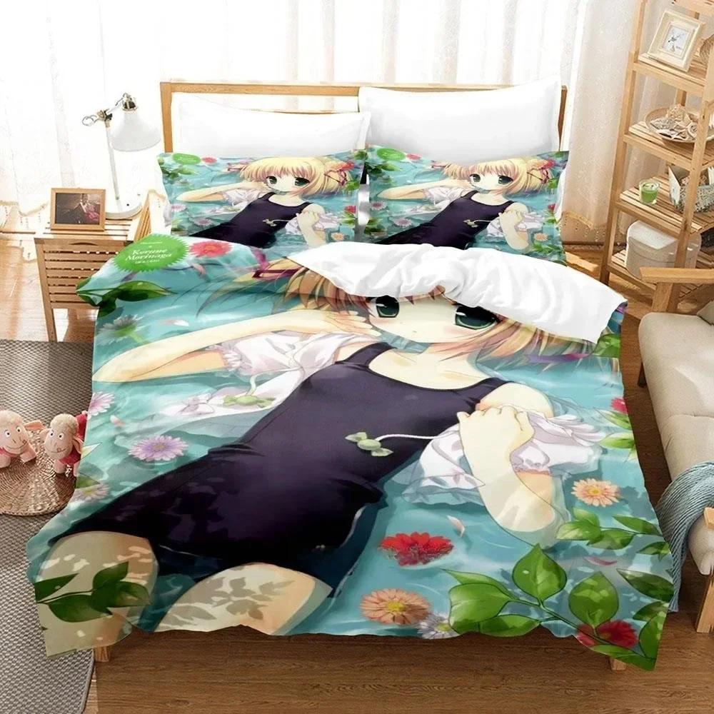 

3D Printing Kawaii Girls Rizelmine Bedding Set Single Twin Full Queen King Size Bed Set Adult Kid Bedroom Duvet cover Sets 70x133cm 2pcs