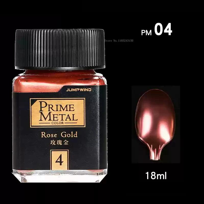 18ml Super Metal Color Series Model Paint Art Hand Cartoon Character Model Color Effect Painting Decorative Acrylic Pigment