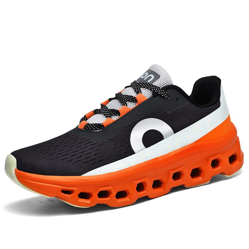 2025 men's trend sports shoes monster shoes lightweight shock absorption long distance fitness running shoes breathable