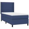Maison Exclusive - Somier de láminas para cama con colchón Azul 80x200 cm Tela