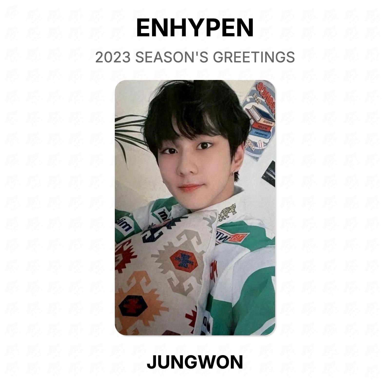 ENHYPEN 2023 SEASON S GREETINGS Official Photocard JUNGWON