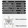 Durable Ultra Thin Hip Brace Adjustable High Elestic Groin Wrap Sciatic Nerve Relief Breathable Leg Hip Wrap For Women & Men
