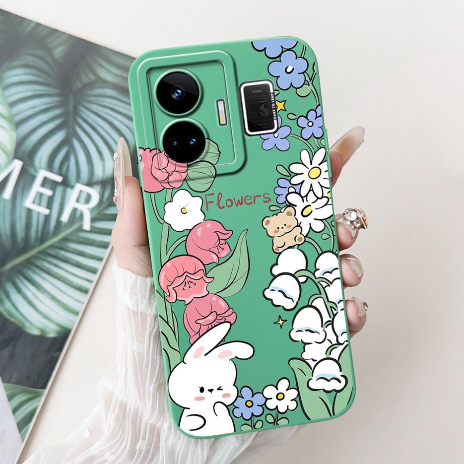 For Realme GT3 Case RMX3709 Cute Funny Cartoon Cover Soft Silicone Case For Realme GT Neo 5 Neo5 240W RealmeGT3 Back Cover Coque