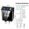 GaN 33W USB Fast Charger: QC 3.0 & PD, US/EU/UK Plug, Ideal for Mobile Phones