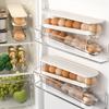 Egg Storage Box Large Capacity Slide Type Refrigerator Egg Holder Organizer Double Layer Egg Tray Drawer Box Kitchen Dedicate