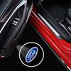 BQYI9 1/2Pcs Led Car Door Welcome Laser Projector Logo Ghost Shadow Lights Courtesy Decor Lamp For Ford Focus Fiesta Ranger Mondeo