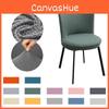 Cozy Thick Round Chair Cushion Cover In Light Gray Featuring Non-slip Design For Dining Chairs
