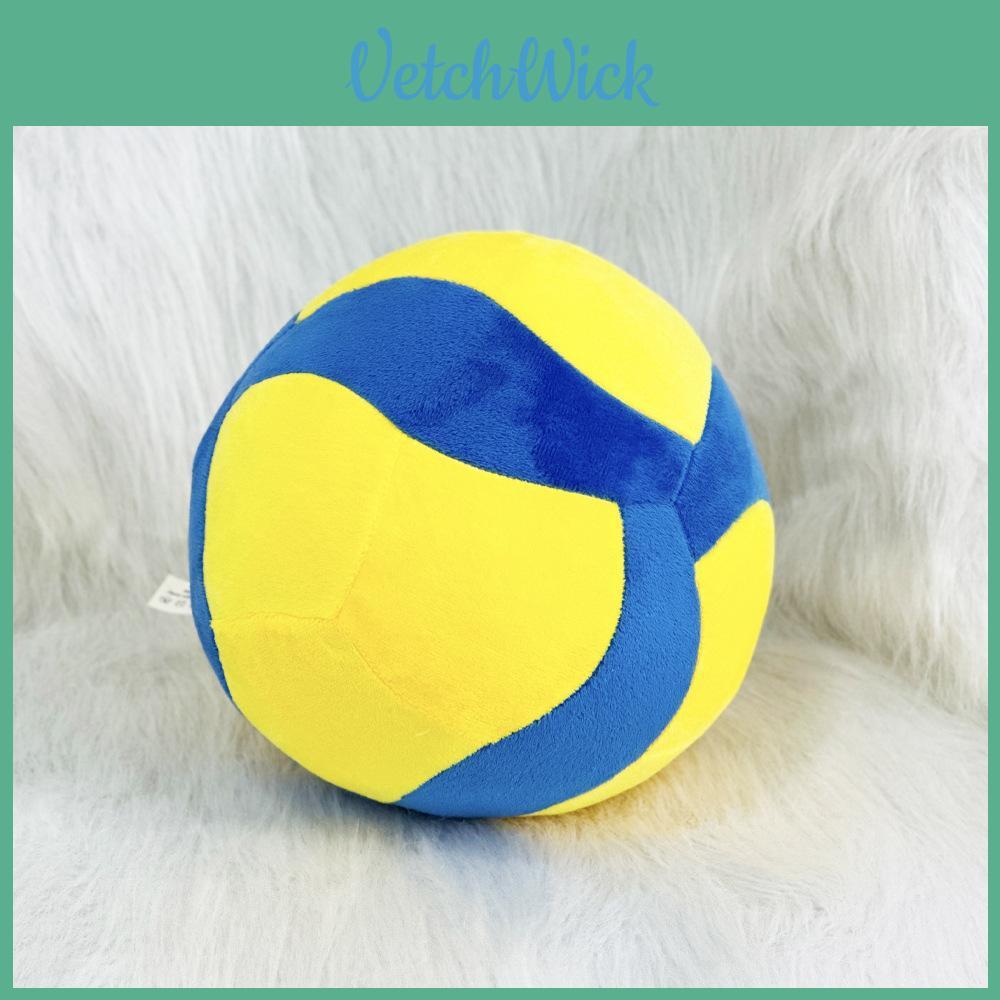 Volleyball Plush Bear Cushion With Long Plush Material For Home And Gift Use