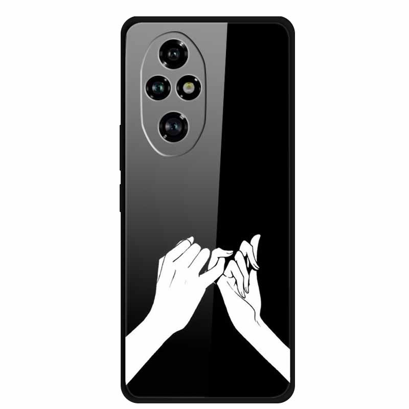 

Glass Back Cover For Honor 200 Pro Case Hard Tempered Glass Case For Honor 200 Pro Case Honor200 Pro 200Pro Bag 6.78 TPU Bumper Honor 200 Pro