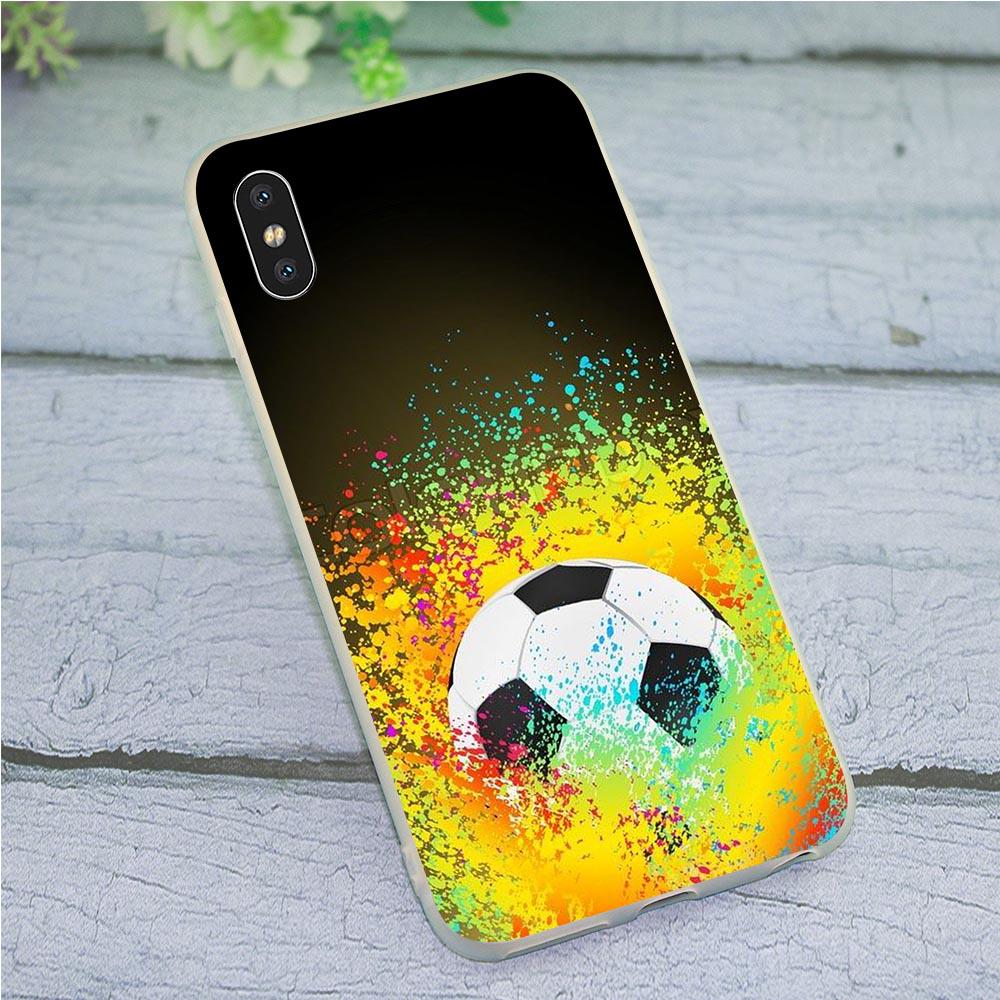 Customize Atletico Madrid 19-20 Jersey Home Soccer Phone Case iPhone 5 5s SE 6 6 Plus 6s 6s Plus 7 7 Plus 8 8 Plus X XR XS Max