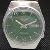 POUŽITÉ VINTAGE SEIKO 5 AUTO 6309A JAPONSKO PÁNSKÉ D/D ZELENÉ HODINKY 608e-a315958-2 SKU608e-a315958